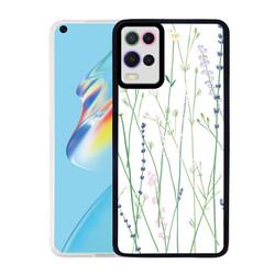 Oppo A54 4G Case Zore M-Fit Patterned Cover Flower No4