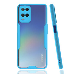 Oppo A54 4G Case Zore Parfe Cover Blue