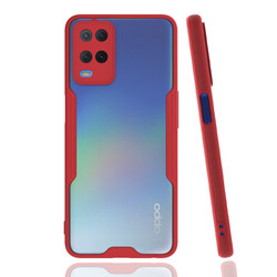 Oppo A54 4G Case Zore Parfe Cover Red