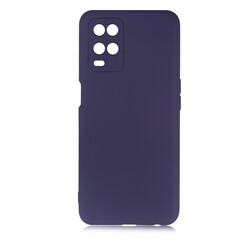 Oppo A54 4G Case Zore Premier Silicon Cover Navy blue