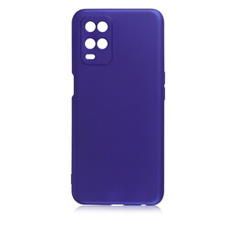 Oppo A54 4G Case Zore Premier Silicon Cover Saks Blue