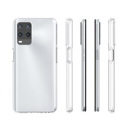 Oppo A54 4G Case Zore Süper Silikon Cover Colorless