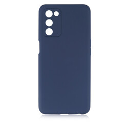 Oppo A55 5G Case Zore Premier Silicon Cover Navy blue