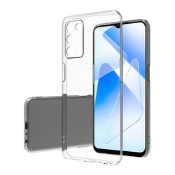 Oppo A55 5G Case Zore Süper Silikon Cover Colorless