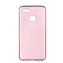 Oppo A5S Case Zore Premier Silicon Cover Rose Gold