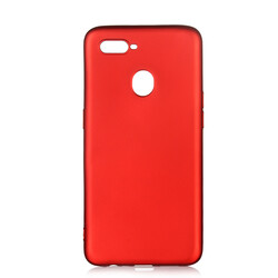 Oppo A5S Case Zore Premier Silicon Cover Red