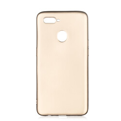 Oppo A5S Case Zore Premier Silicon Cover Gold