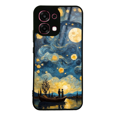 Oppo A6 Pro Kılıf Kamera Korumalı Desenli Zore Lusi Kapak Kayık