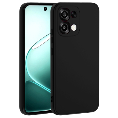 Oppo A6 Pro Kılıf Zore Mara Lansman Kapak Siyah