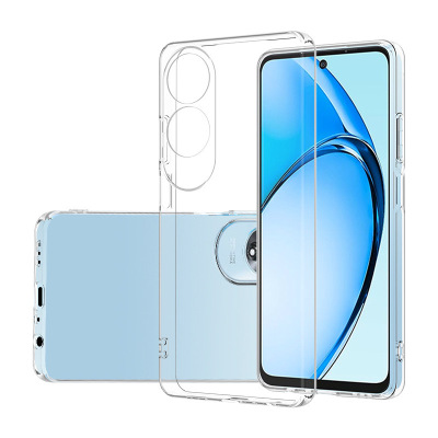 Oppo A60 Case Zore Super Silicone Cover Şeffaf