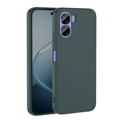 Oppo A6X Case Zore Mara Launch Cover Dark Green