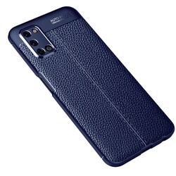 Oppo A72 Case Zore Niss Silicon Cover Navy blue