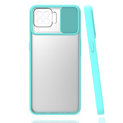 Oppo A73 Case Zore Lensi Cover Turquoise