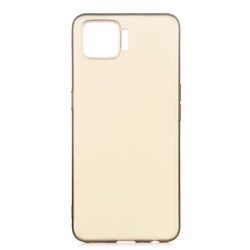 Oppo A73 Case Zore Premier Silicon Cover Gold