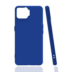 Oppo A73 Kılıf Zore Biye Silikon Mavi