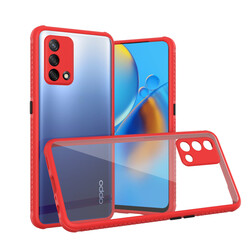 Oppo A74 4G Case ​​Zore Kaff Cover Red