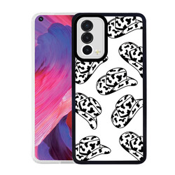 Oppo A74 4G Case Zore M-Fit Patterned Cover Hat No5