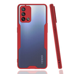 Oppo A74 4G Case Zore Parfe Cover Red