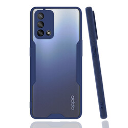 Oppo A74 4G Case Zore Parfe Cover Navy blue