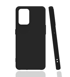 Oppo A74 4G Kılıf Zore Biye Silikon Siyah