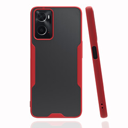 Oppo A76 Case Zore Parfe Cover Red