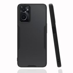 Oppo A76 Case Zore Parfe Cover Black