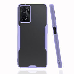 Oppo A76 Case Zore Parfe Cover Purple