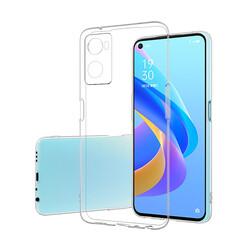 Oppo A76 Case Zore Super Silicon Cover Colorless