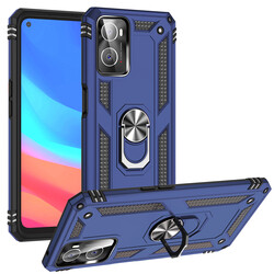 Oppo A76 Case Zore Vega Cover Blue