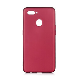 Oppo A7X Case Zore Premier Silicon Cover Plum