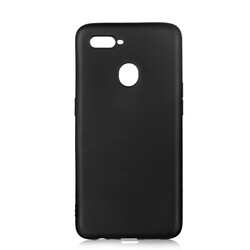 Oppo A7X Kılıf Zore Premier Silikon Kapak Siyah