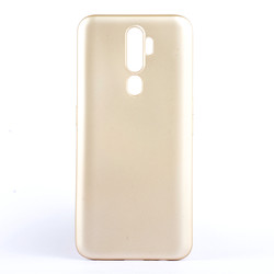 Oppo A9 2020 Case Zore Premier Silicon Cover Gold