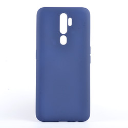 Oppo A9 2020 Case Zore Premier Silicon Cover Navy blue
