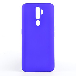 Oppo A9 2020 Case Zore Premier Silicon Cover Saks Blue