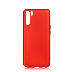 Oppo A91 Case Zore Premier Silicon Cover Red