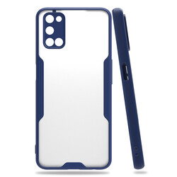 Oppo A92 Case Zore Parfe Cover Navy blue