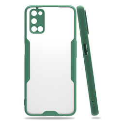 Oppo A92 Case Zore Parfe Cover Dark Green