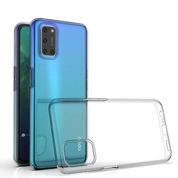 Oppo A92 Case Zore Süper Silikon Cover Colorless