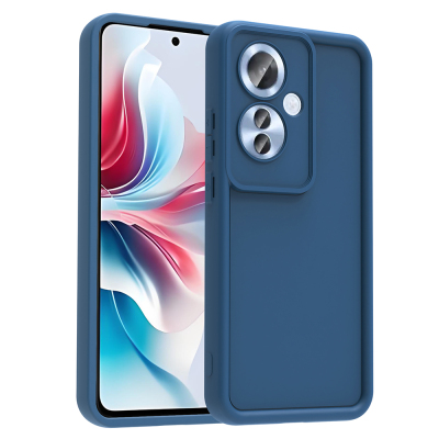 Oppo Reno 11F 5G Case Camera Protected Zore Ananas Cover Dark Green