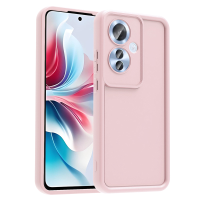 Oppo Reno 11F 5G Case Camera Protected Zore Ananas Cover Pink