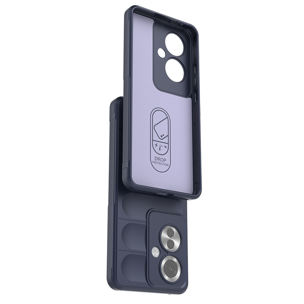 Oppo Reno 11F 5G Case Flexible TPU Hollow Back Surface Design Zore Etnik Silicone Cover - 25