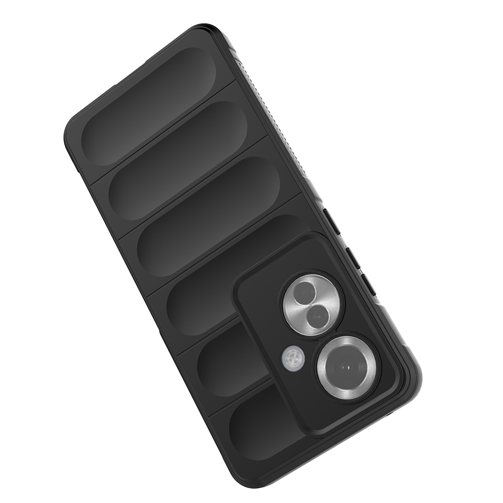 Oppo Reno 11F 5G Case Flexible TPU Hollow Back Surface Design Zore Etnik Silicone Cover - 24