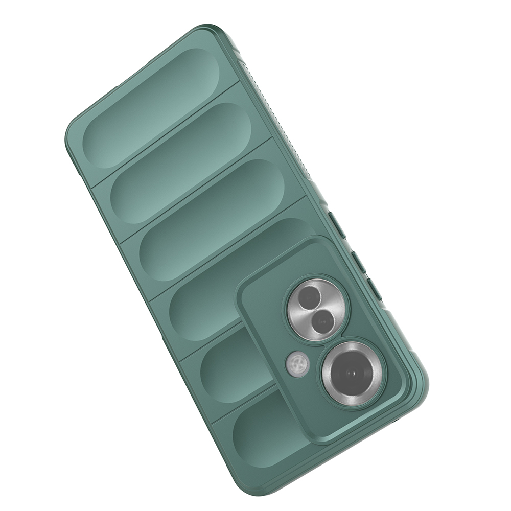 Oppo Reno 11F 5G Case Flexible TPU Hollow Back Surface Design Zore Etnik Silicone Cover - 15