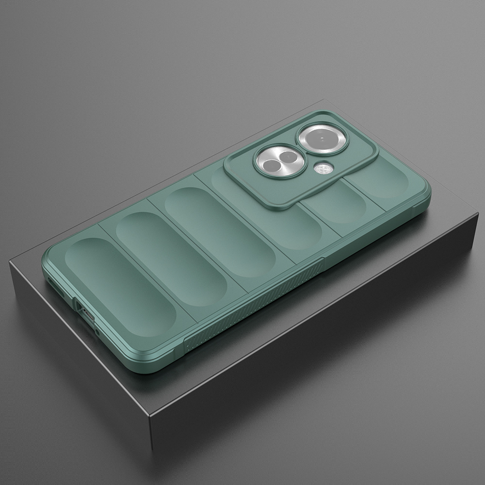 Oppo Reno 11F 5G Case Flexible TPU Hollow Back Surface Design Zore Etnik Silicone Cover - 33