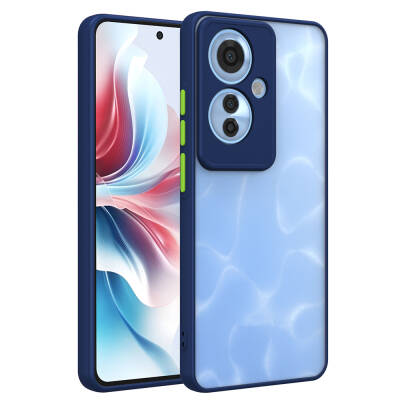 Oppo Reno 11F 5G Case Zore Hux Cover Navy blue