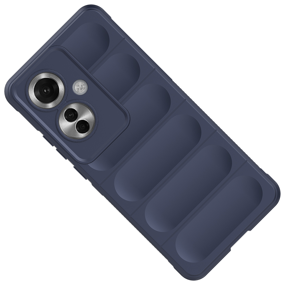 Oppo Reno 11F 5G Kılıf Esnek TPU Oyuklu Arka Yüzey Tasarımlı Zore Etnik Silikon Kapak - 7