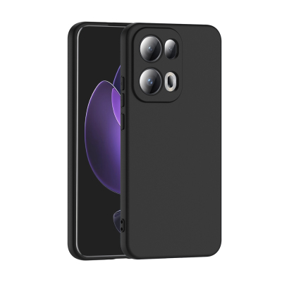 Oppo Reno 13 Pro Kılıf Zore Mara Lansman Kapak Siyah