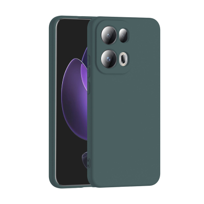 Oppo Reno 13 Pro Kılıf Zore Mara Lansman Kapak Koyu Yeşil