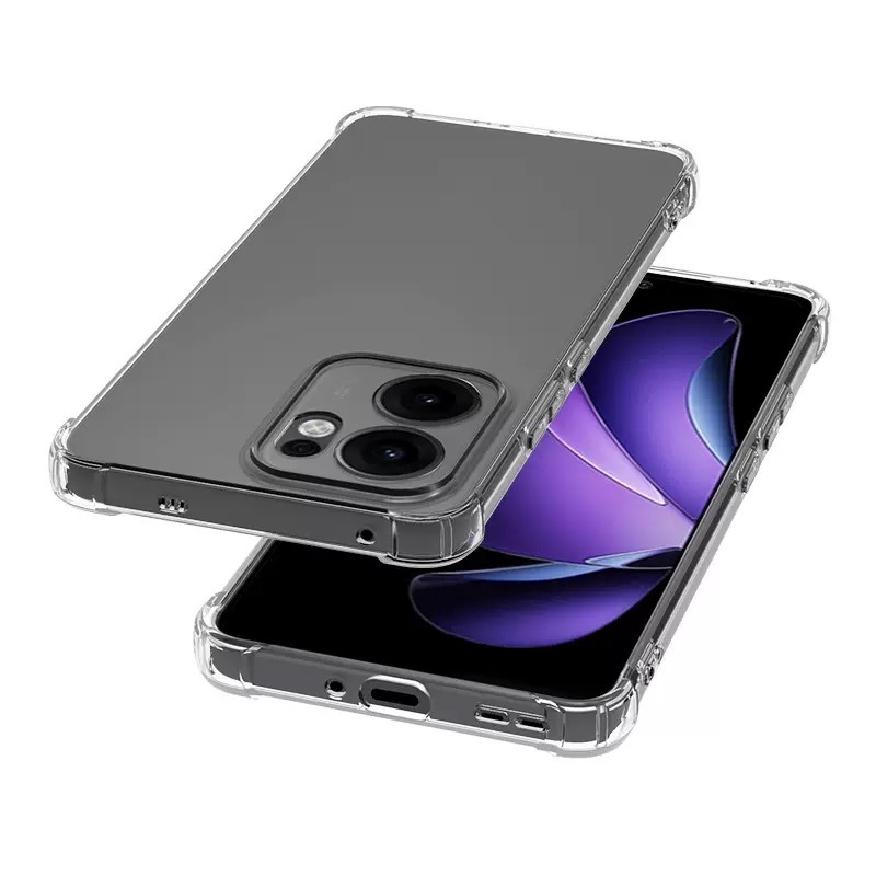 Oppo Reno 14F 5G Case Zore 2mm Anti Shock Silicone - 3