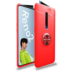Oppo Reno 2Z Case Zore Ravel Silicon Cover Red